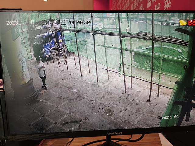 东莞市厚街厚沙路工地监控安装成功案例